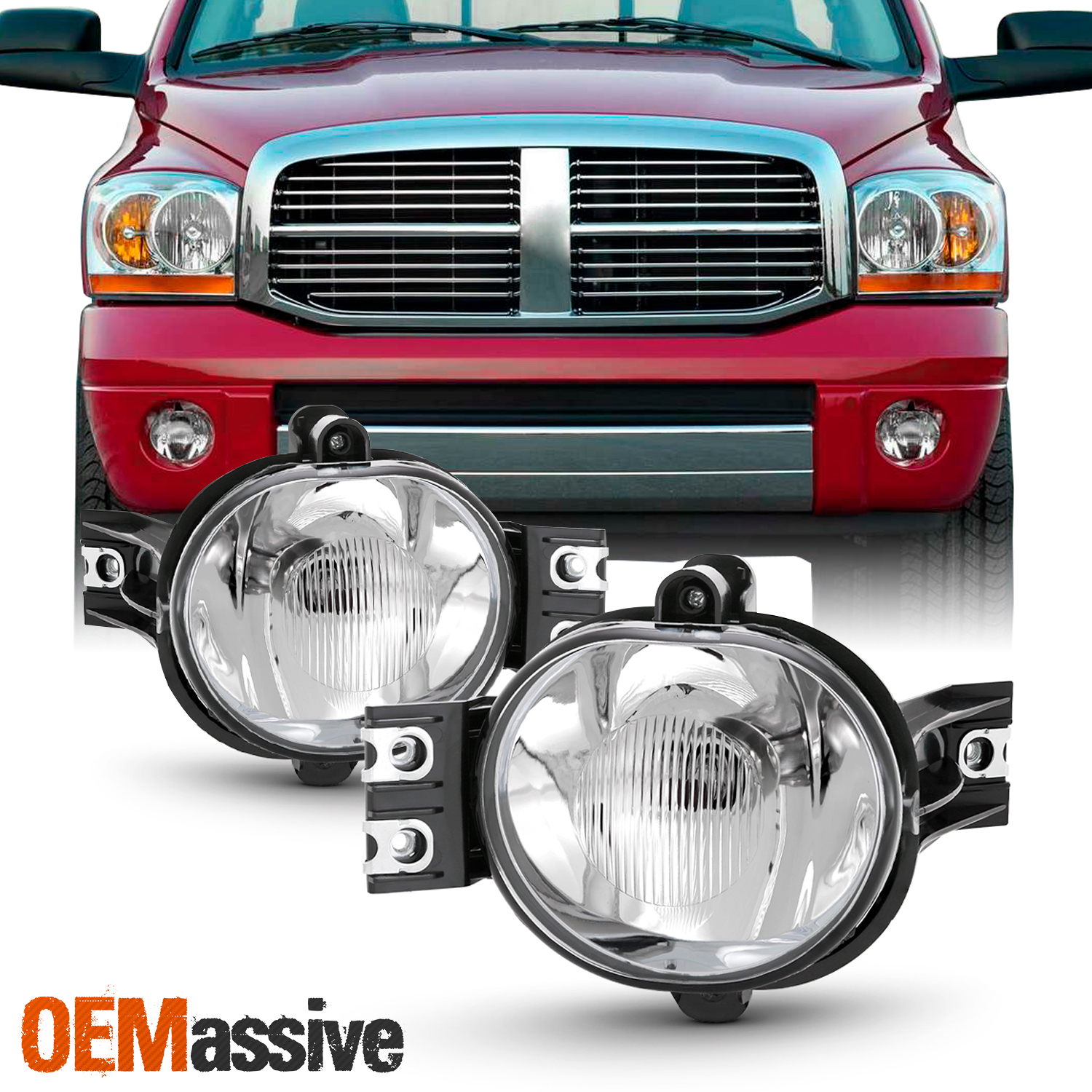 Fit 20022008 Dodge Ram 1500 + 20032009 Dodge Ram 2500/3500 Pickup Fog